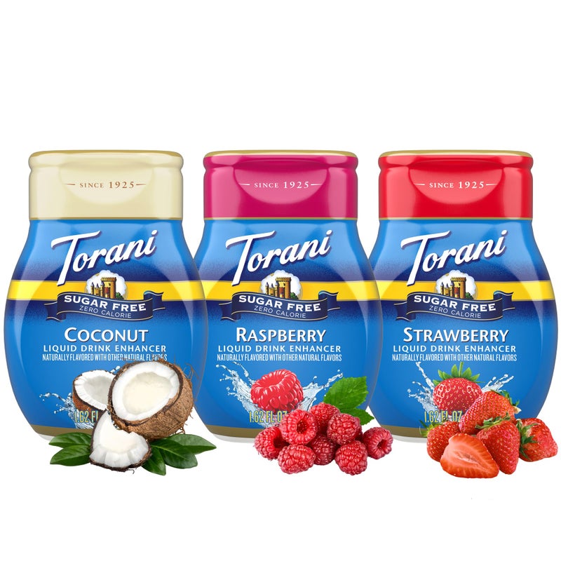 Torani Sugar Free Liquid Drink Enhancer, Variety Pack, 1.62 fl oz (Pack of 3) - Image 2